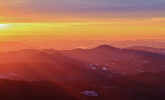 Photo by NOAA brown and black mountains